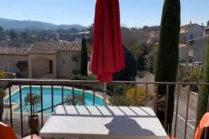 Mas de l'Orangerie vue piscine