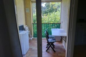 Vue sur la terrasse