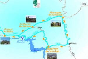 Route du Lac d'Esparron