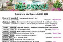 Les rencontres culturelles de Valensole : période 2025-2026_Valensole