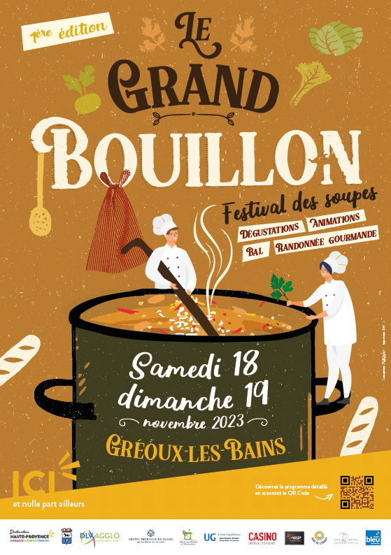 Affiche Grand Bouillon à Gréoux-les-Bains