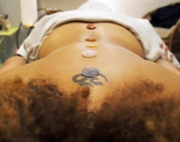 massage aux cristaux