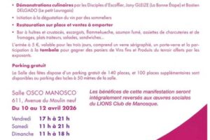 Salon vins et saveurs 2026 - 7ème édition_Manosque