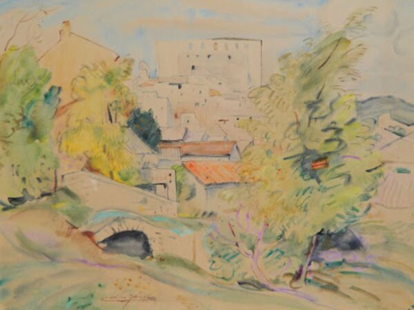 Exposition :  Gréoux vu par Lucien Jacques_Gréoux-les-Bains