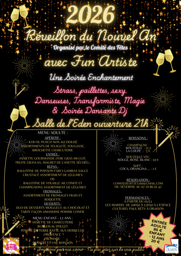 Soirée du Nouvel an_Oraison