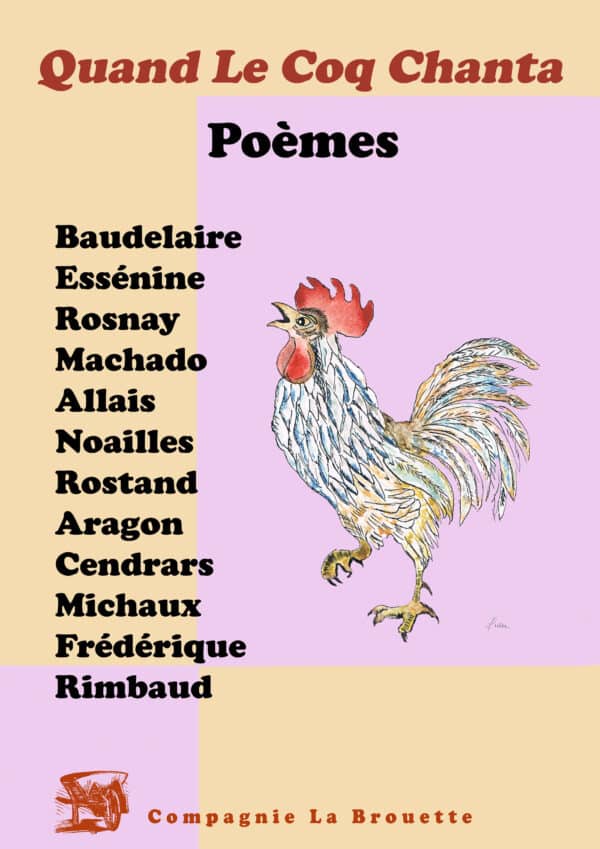 Spectacle poétique « Quand le Coq Chanta »
