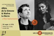 Lecture musicale et visuelle »Mes battements » de Albin de la Simone