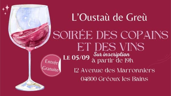 Soirée « Des copains et des vins »