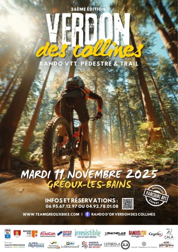 Verdon des Collines – Randonnée VTT et pédestre