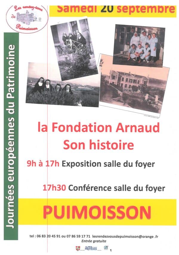 La Fondation Arnaud, son histoire_Puimoisson