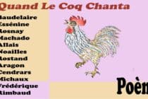 Spectacle poétique : Quand le Coq Chanta