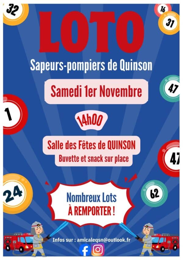 Loto des sapeurs-pompiers