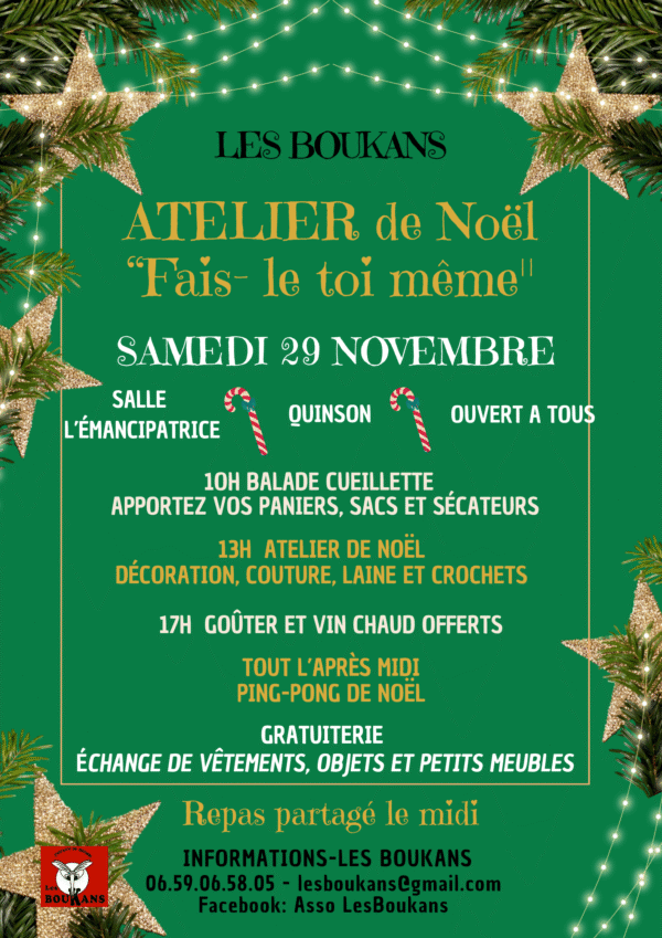 Atelier de noël 2025