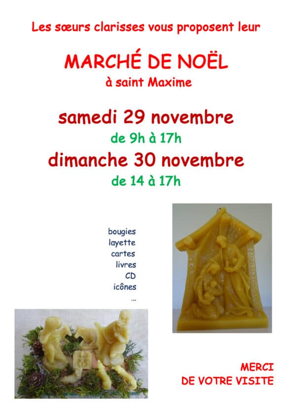 Marché de Noël à Saint Maxime_Riez