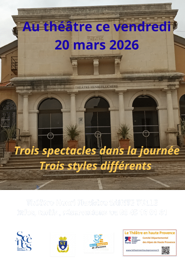 au théâtre ce vendredi