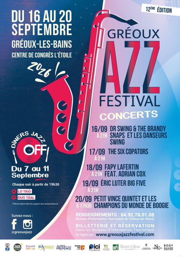 Gréoux Jazz Festival 2026_Gréoux-les-Bains