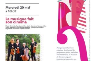 Les concerts du mercredi - La musique fait son cinéma_Gréoux-les-Bains