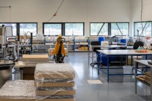Visite d'usine du laboratoire Astelia_Manosque