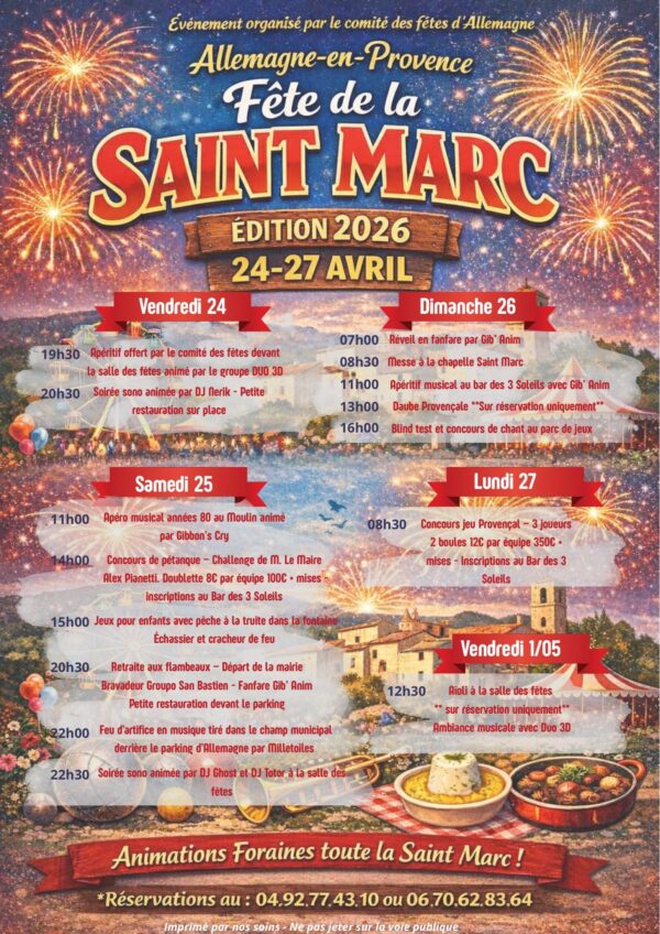 Fête de la St Marc