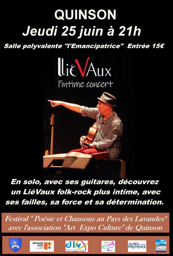 Affiche concert Quinson