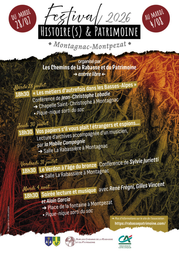 Festival Histoire(s) et Patrimoine à Montagnac-Montpezat