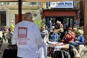 Lecture aux Correspondances 2025 place du Terreau