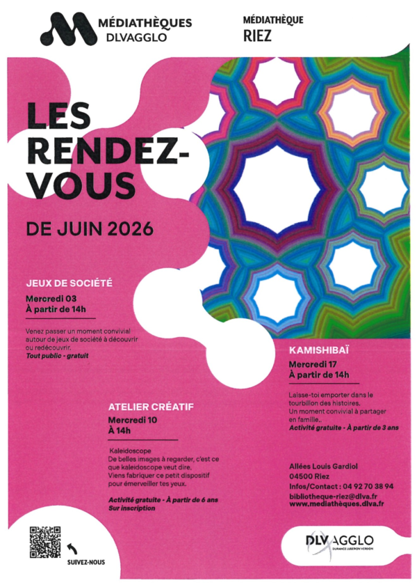 affiche dlva médiathèque juin