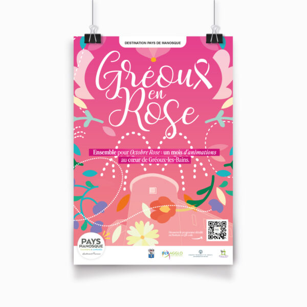 Greoux en rose_Gréoux-les-Bains