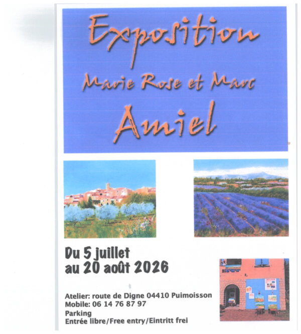 Exposition de peinture_Puimoisson