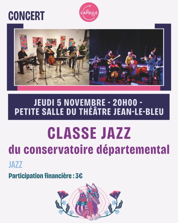 Classe Jazz du conservatoire départemental