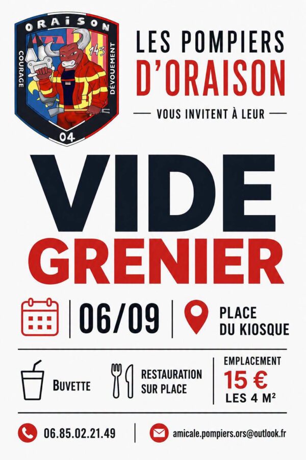 Vide grenier à Oraison_Oraison