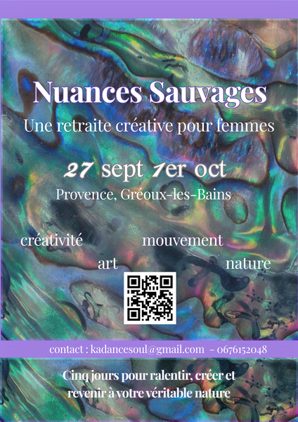 Nuances Sauvages • Créative femme retraite