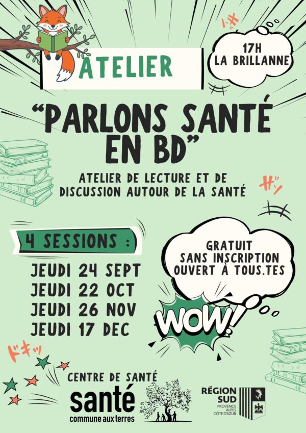 Atelier de lecture et de découvert de la BD_La Brillanne
